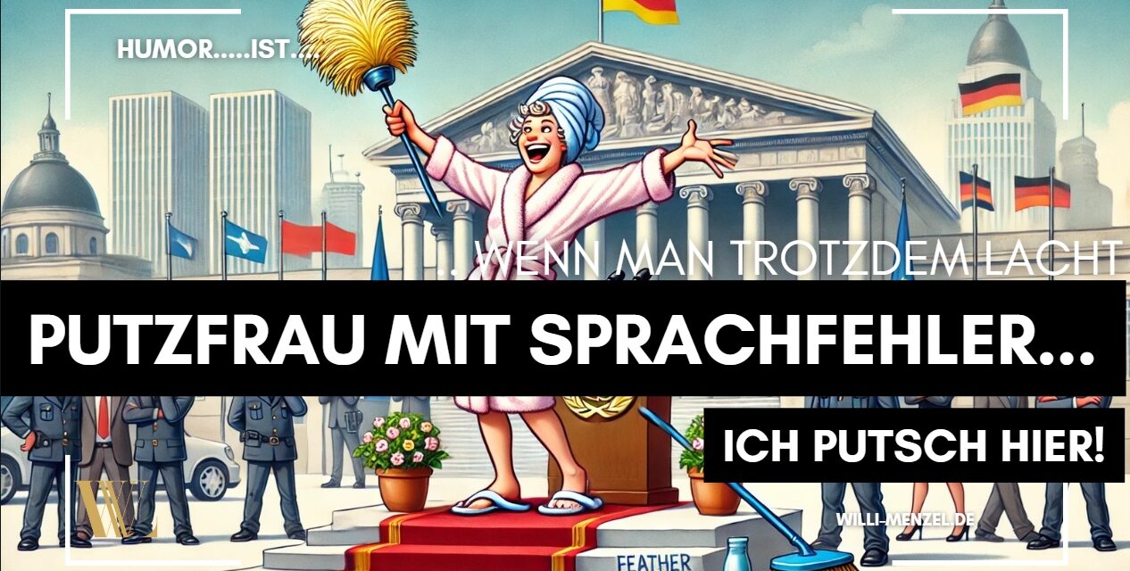 Mit Staubwedel: Der sauberste Putsch der Geschichte!